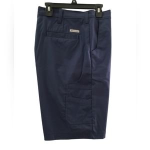 Dickies Men's Temp-iQ Hybrid Cooling Navy Shorts 10" Inseam Size 32